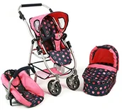 Wózki dla lalek - Bayer Chic 2000 Bayer CHIC 2000 - 3 w 1 kombi, wózek dla lalek Emotion All In, wybór wzornictwa - miniaturka - grafika 1