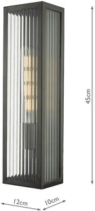 Dar Lighting Keegan Kinkiet Dar Lighting KEE5063 - Lampy ścienne - miniaturka - grafika 3