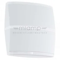 Lampy ogrodowe - Eglo Ścienna LAMPA zewnętrzna PERAFITA 96006 elewacyjna OPRAWA kwadratowa LED 12W ogrodowy KINKIET outdoor IP44 biały 96006 - miniaturka - grafika 1