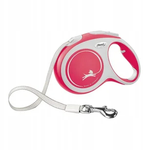 Flexi Smycz New Comfort Taśma L 5m/60kg czerwony - Smycze dla psów - miniaturka - grafika 9