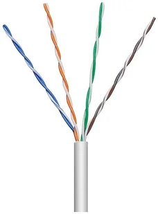 Techly Kabel instalacyjny skrętka U/UTP Cat5e 4x2 linka 100% miedź 305m szary - Kable miedziane - miniaturka - grafika 4