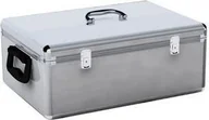 Pudełka i akcesoria na płyty CD - Media Range BOX77 CD/DVD-Koffer (500-fach) silber - miniaturka - grafika 1