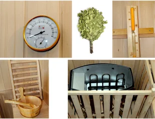 HOME & GARDEN Sauna fińska z piecem EA2 715178 - Sauny - miniaturka - grafika 2