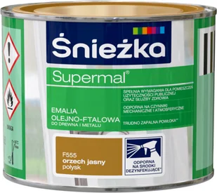 ŚNIEŻKA ŚNIEŻKA SUPERMAL EMALIA OLEJNO-FTALOWA POPIELATY JASNY POŁYSK RAL7047 0,2L q126000200R704700 - Emalie - miniaturka - grafika 12