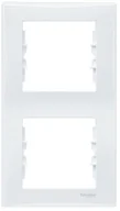Klawisze i ramki - LEDart 2-krotna pionowa - Schneider Electric SEDNA SDN5801121, kolor biały - miniaturka - grafika 1
