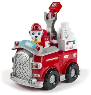 Spin Master Psi Patrol Marshall i Rubble z klockami + klocki Zatoka przygód 778988122808 - Klocki - miniaturka - grafika 7