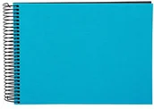 Albumy fotograficzne - goldbuch Goldbuch album spiralny, Bella Vista, 24 x 17 cm, 40 czarnych stron, len, turkusowy, 20 963 - miniaturka - grafika 1
