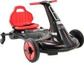 Jeździki dla dzieci - Import SUPER-TOYS SZYBKI DRIFTUJĄCY GOKART BLUETOOTH ŚWIATŁA NOWOŚĆ/BDQ-8108  BDQ-8108-CZARNY - miniaturka - grafika 1