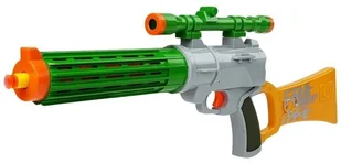 Lean Karabin na Naboje Piankowe z Tarczą Szary  6782 - Zabawki militarne - miniaturka - grafika 4