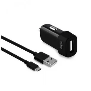 PURO Ładowarka Ładowarka sam 1xUSB 1A z kablem MicroUSB czarna/black MCHUSBMICROCBLK 21273 - Ładowarki samochodowe - miniaturka - grafika 3