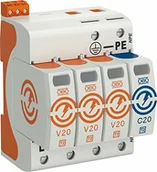 Listwy zasilające - OBO Bettermann Vertr powróciła OBO Bettermann Combi Controller V20 V20  3 + NPE + FS 280 dreipolig z NPE + FS Ochronniki przepięciowe na mniejszym zużyciu energii technik/zasilanie 4012196163427 V20-3+NPE+FS-280 - miniaturka - grafika 1