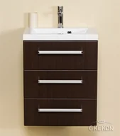 Szafki łazienkowe - Gante Szafka łazienkowa z umywalką 50/39/3 seria Fokus Wenge Mat FKS-W-U50/39/3 Clever - miniaturka - grafika 1