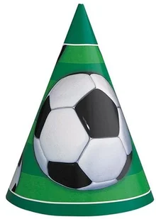 Unique Czapeczki Piłka Nożna - 6 szt. U27311 - Urodziny dziecka - miniaturka - grafika 2