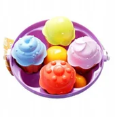 Zabawki do piasku - Zestaw Do Piasku Foremki Babeczki W Koszyczku - miniaturka - grafika 1