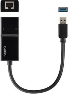 Belkin Adapter USB USB - RJ45 B2B048 - Adaptery i przejściówki - miniaturka - grafika 2