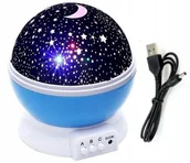 Projektory dla dzieci - Lampka Nocna Dla Dzieci Lampa Projektor Gwiazd 360 - miniaturka - grafika 1
