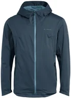 Kurtki rowerowe - VAUDE VAUDE Cyclist Jacket Men, steelblue S 2021 Kurtki przeciwdeszczowe 422523035200 - miniaturka - grafika 1