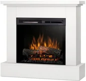 Kominki elektryczne - Warmtec Kominek elektryczny Warmtec Jukon wkład Dimplex 23" XHD Optiflame biały mat JUKON-23-W01 - miniaturka - grafika 1