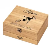 Gadżety dla niej i dla niego - Murrano Akcesoria do wina dedykacja zestaw dla niego korkociąg ZDW4-037 - miniaturka - grafika 1