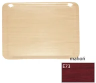 Akcesoria gastronomiczne - Cambro Taca gładka prostokątna 460 x 360 mm, mahoń | Capri CA3646/E73 - miniaturka - grafika 1