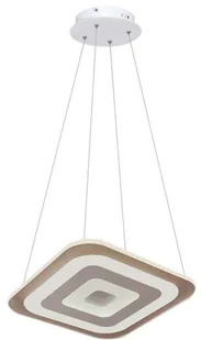 Milagro LAMPA wisząca VOLTA 592 kwadratowa OPRAWA zwis LED 45W z pilotem biały 592 - Lampy sufitowe - miniaturka - grafika 2