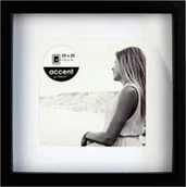 Ramki na zdjęcia - Nielsen Ramka Design Aura schwarz 20x20 1115000 - miniaturka - grafika 1