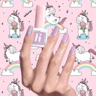 Hi Hybrid lakier hybrydowy Unicorn 303 Light Lilac Hi Hybrid - Pozostałe kosmetyki - miniaturka - grafika 2