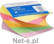 Starpak Kubik Skrętny Kolorowy 75x75x40 Mm - Artykuły biurowe - miniaturka - grafika 2
