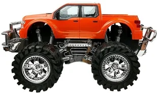 Lean Zestaw Pojazdów Monster Truck Czarny Laweta 58 cm 9269 - Samochody i pojazdy dla dzieci - miniaturka - grafika 7