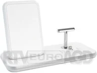 Ładowarki do telefonów - Zens DUAL WIRELESS + Dock biały | - miniaturka - grafika 1