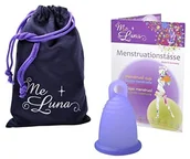 Kubeczki menstruacyjne - ME LUNA Me Luna Kubek menstruacyjny Sport, pierścień, niebiesko-fioletowy, rozmiar M - miniaturka - grafika 1