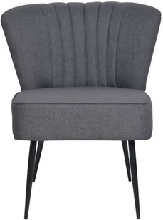 vidaXL Fotel koktajlowy, ciemnoszary - Fotele - miniaturka - grafika 3