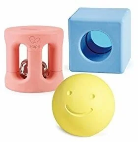 Hape Grzechotka geometryczna - Grzechotki dla dzieci - miniaturka - grafika 2