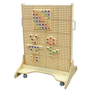 Masterkidz MASTERKIDZ Drewniana Tablica STEM Wolnostojąca ME09531 - Tablice dla dzieci - miniaturka - grafika 6