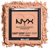 Pudry do twarzy - NYX professional makeup Professional Makeup - CAN''T STOP WON''T STOP - Mattifying Powder - Matujący puder do twarzy - 6 g - BRIGHTENING PEACH - miniaturka - grafika 1