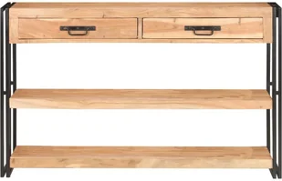 vidaXL Szafka, 120x30x75 cm, lite drewno akacjowe 321803 - Szafki do salonu - miniaturka - grafika 11