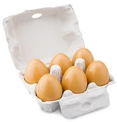 Zabawki AGD - Eitech GmbH New Classic Toys  10596  rolka gry  jajka drewniane dla dzieci  6 sztuki - miniaturka - grafika 1