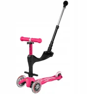 Hulajnogi - Micro hulajnoga jeździk Mini 3w1 Deluxe Plus Pink - miniaturka - grafika 1