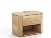 Szafki nocne - Meble Magnat Szafka nocna dębowa lite drewno masywne Rosario B - miniaturka - grafika 1