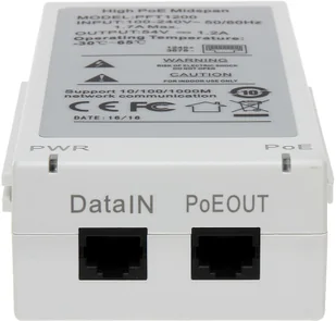 DAHUA ZASILACZ PO SKRĘTCE PFT1200 Midspan High PoE - 60 W DAHUA PFT1200 - Pozostałe akcesoria sieciowe - miniaturka - grafika 8
