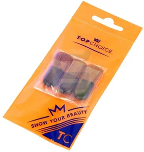 Top Choice Pędzelki do cieni 3 sztuki Top Choice - Pędzle do makijażu - miniaturka - grafika 2