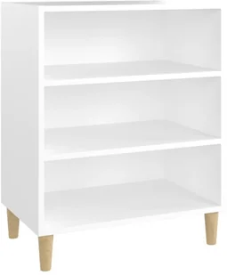 vidaXL Lumarko Szafka biała, 57x35x70 cm, płyta wiórowa 806049 - Szafki do salonu - miniaturka - grafika 8