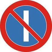 Wyposażenie miejsc publicznych - Znak drogowy zakazu B-37 Zakaz postoju w dni nieparzyste - miniaturka - grafika 1