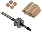 Kołki - WOLFCRAFT Zestaw do połączeń kołkowych 6 mm - miniaturka - grafika 1