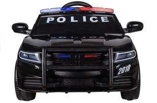 Import LEANToys Auto na Akumulator Samochód Policyjny Czarny LT3771-0 - Pojazdy elektryczne dla dzieci - miniaturka - grafika 2