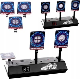 Hasbro Tarcza Elektryczna Wyrzutnia Strzelnica 5 Cel - Zabawki militarne - miniaturka - grafika 2