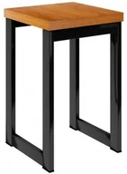 Taborety i hokery - Loftowy Taboret Metalowy Kwadratowy E7-P11 - miniaturka - grafika 1