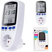 Liczniki energii elektrycznej - Watomierz Licznik Miernik Zużycia Prądu Energii - miniaturka - grafika 1