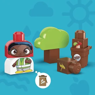 Mega Bloks Eko Śmieciarka HDL06 - Klocki - miniaturka - grafika 4