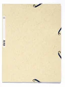 Teczki i skoroszyty - Exacompta Exacompta 55532E teczka na dokumenty (Manila, gumowy ściągacz, 3 klapki, 400 g, DIN A4) kość słoniowa 3130630555322 - miniaturka - grafika 1